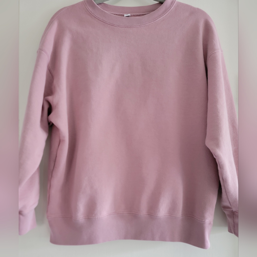 Uniqlo Pink Sweatshirt Sz Small